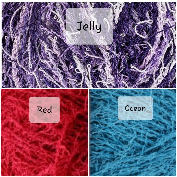 Four Hand Crafted Crocheted Colorful Reusable Dish or Vegetable Scrubby's!! - Picture 9 of 9